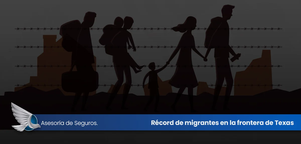Récord de migrantes en la frontera de Texas
